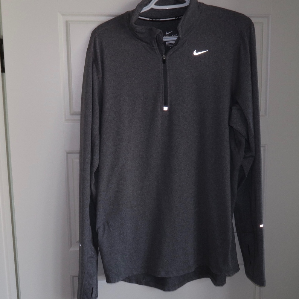 Nike Dri-Fit Long Sleeve Half-Zip Running Top
